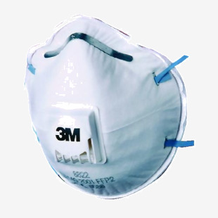 3M FFP2 Valved Respirator 8822 (10 Pack) GT500075202 3M30313