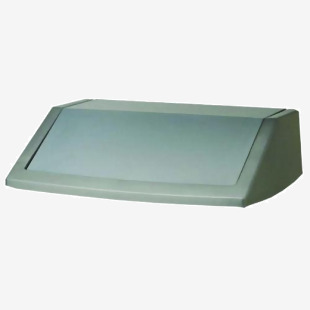 Addis 60 Litre Flip Top Bin Lid Metallic Grey 504895 AG11797