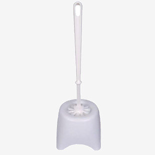 2Work Toilet Brush and Holder White AU91659 AU91659