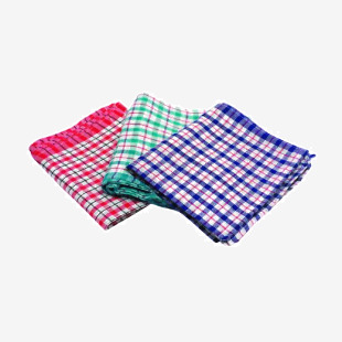 Assorted Check Design Tea Towels 430x680mm (10 Pack) KRSRY0311 CPD02228