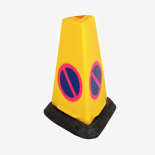 Yellow No Waiting Sand-Weighted Warning Cone JAD081-120-254 JS71398