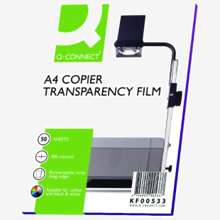 Q-Connect Laser Copier OHP Film (50 Pack) KF00533 KF00533