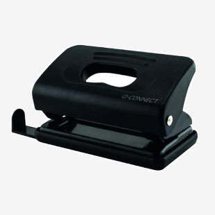 Q-Connect Light Duty Hole Punch Black 875 KF01233