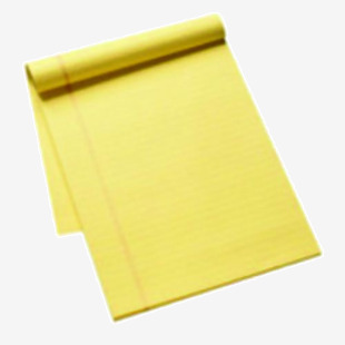 Q-Connect Ruled Stitch Bound Executive Pad 52 Leaves 104 Pages A4 Yellow (Pack of 10) KF01387 KF01387