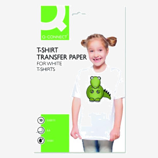 Q-Connect T-Shirt Transfer Paper (Pack of 10) KF01430 KF01430