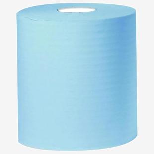 2Work 2-Ply Centrefeed Roll 150m Blue (6 Pack) KF03805 KF03805