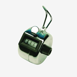 Q-Connect Tally Counter Chrome KF10860 KF10860