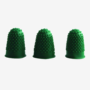 Q-Connect Thimblettes Size 0 Green (Pack of 12) KF21508 KF21508