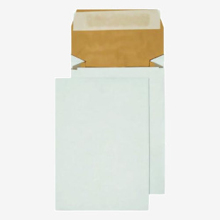 Q-Connect Padded Gusset Envelopes C5 229x162x50mm Peel and Seal White (100 Pack) KF3530 KF3530