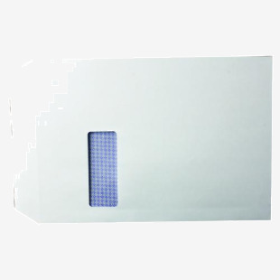 Q-Connect C4 Envelopes Window Self Seal 100gsm White (250 Pack) KF3535 KF3535