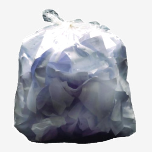 2Work Medium Duty Refuse Sack Clear (Pack of 200) KF73377 KF73377