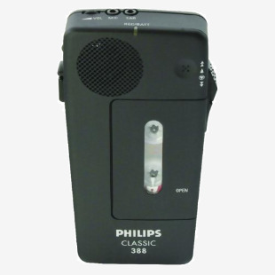 Philips Black Pocket Memo Voice Activated Dictation Recorder LFH0388 PH90640