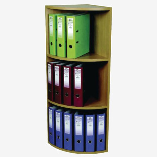 Rotadex Corner Unit 3 Tier Light Oak CU20 RT04104