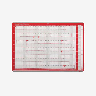 Sasco Aluminium Mounted Planner Track (Pack of 2) 20360 SA20360