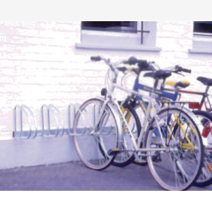 VFM Aluminium WallFloor Mounted 4-Bike Cycle Rack 320079 SBY10011