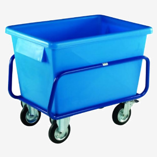 Plastic Container Truck 1040X700X860mm Blue 326054 SBY12030