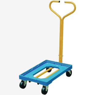 Plastic Dolly with Handle Blue 365127 SBY27610