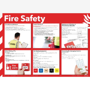 Health and Safety 420x594mm Fire Safety Poster FA601 SR11123