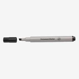 Black Permanent Marker Chisel Tip (Pack of 10) WX26042A WX26042A