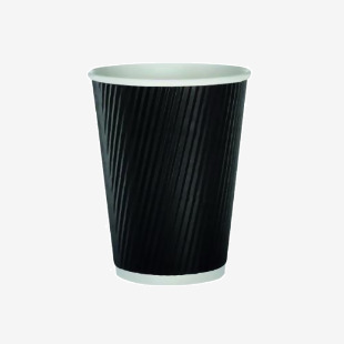 35cl Black Ripple Cup (500 Pack) HVRWBPA12 AS30034