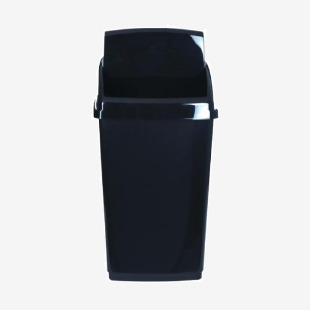 2Work Swing Top Bin 30 Litre Black 2W810011 2W810011