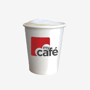 MyCafe 12oz Single Wall Hot Cups (Pack of 50) HVSWPA12V MYC77615