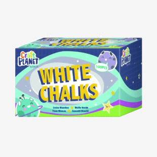 Study Time Chalk White (100 Pack) EDU211 RS82031