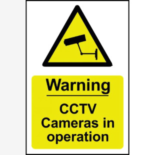 Spectrum Industrial Warning CCTV Cameras In Op S/A PVC Sign 200x300mm 1311 SPT16976