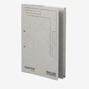 Railex Clientfile CF5P Foolscap 350gsm Pearl PK25