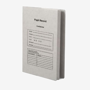 Railex Easifile Pupil Record File 5179 Foolscap 350gsm Pearl PK25