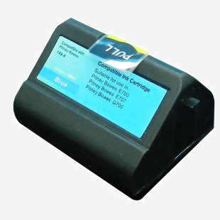 Compatible Pitney Bowes E700 Blue 769-0 10010-800 E74092-001 E74178-00 Ink