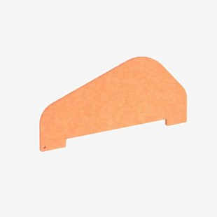 Worktable acoustic screen panel for tool rail - orange SWT-SPR-O