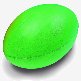 Foam Rugby Balls Green