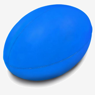 Foam Rugby Balls Blue