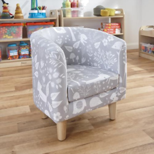 Woodland Print Tub Chair