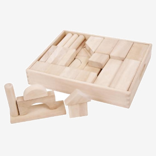 Jumbo Wooden Blocks in Case 52 Pieces