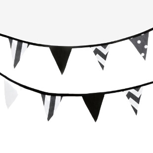 Black and White Bunting