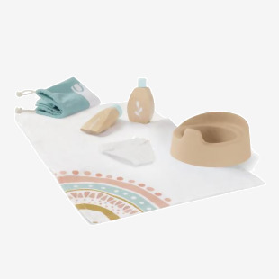 Dolls Wooden Care Set