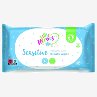 Little Heroes Baby Wipes - Pack of 66