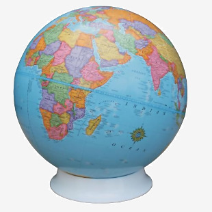 Political Globe 23cm