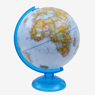 Political Relief Globe 30cm