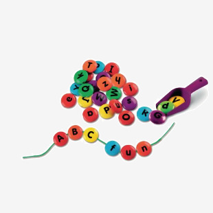 Alphabet Lacing Sweets