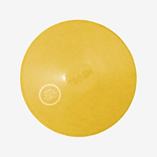 Rubber Indoor Discus Yellow 0.75Kg