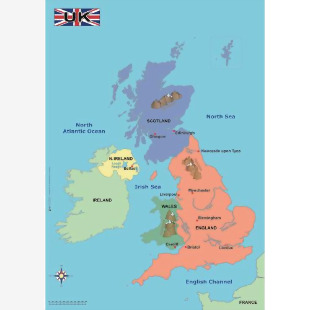 Simple Map of the UK