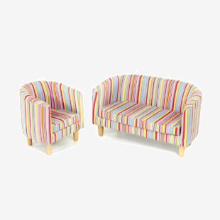 Stripey Tub Chair