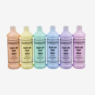 Pastel Ready Mix Paint Pack Of 6