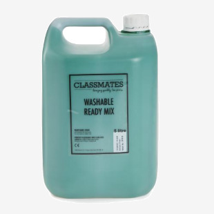 Classmates Washable Paint 5l Green