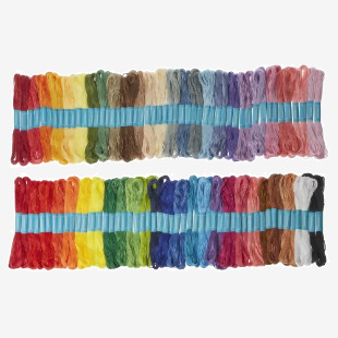 Asst Embroidery Floss 100 Skeins X 8m