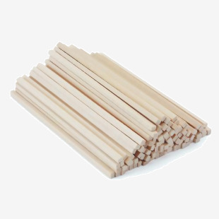 Square Modelling Sticks 3X125mm Pk100