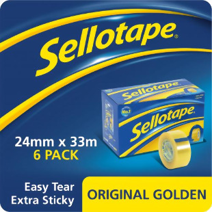 Sellotape 24mmx33m Pk6 Reel